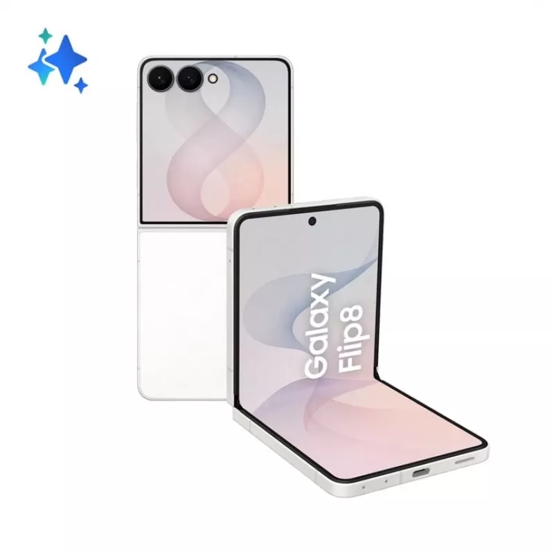 Samsung Galaxy Z Flip8 5G 256GB Cream - Składany smartfon, 6.9 cala Dynamic AMOLED 2X, 12GB RAM, Dual SIM