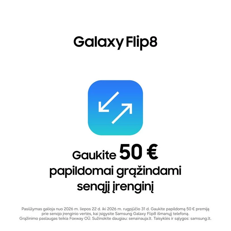 Samsung Galaxy Z Flip8 5G 256GB Cream - Składany smartfon, 6.9 cala Dynamic AMOLED 2X, 12GB RAM, Dual SIM