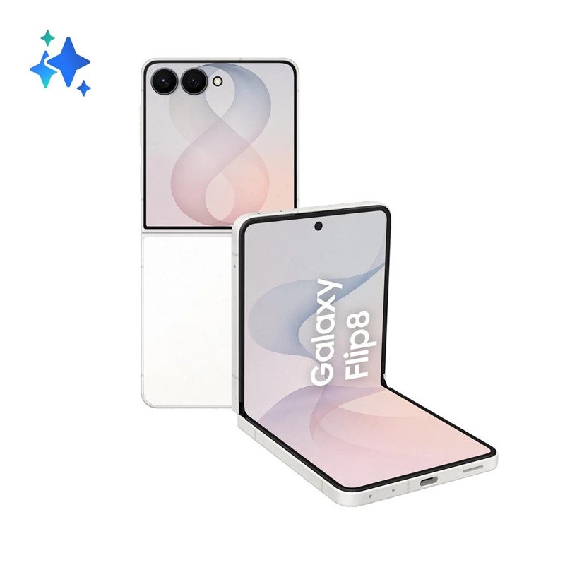 Samsung Galaxy Z Flip8 5G 256GB Cream - Składany smartfon, 6.9 cala Dynamic AMOLED 2X, 12GB RAM, Dual SIM