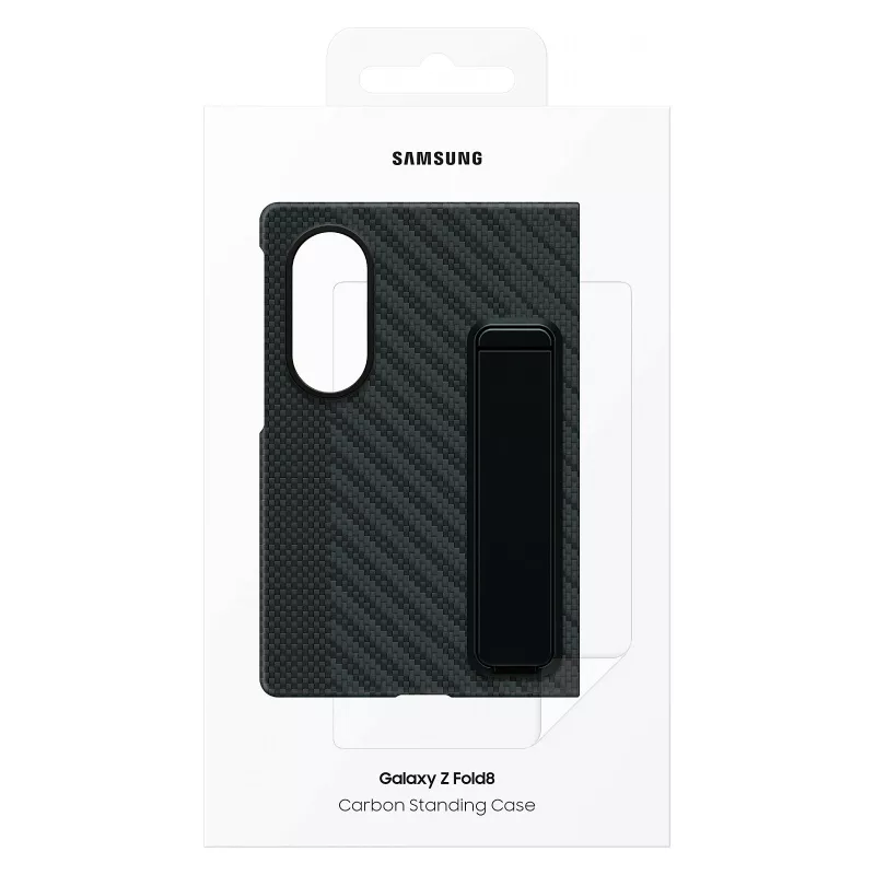 Samsung Galaxy Z Fold8 Carbon Standing Case z podstawką – czarny, EF-XF971SBEGWW