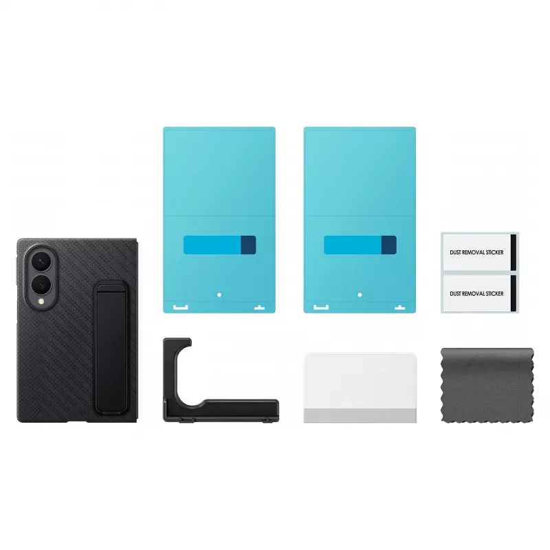 Samsung Galaxy Z Fold8 Carbon Standing Case z podstawką – czarny, EF-XF971SBEGWW