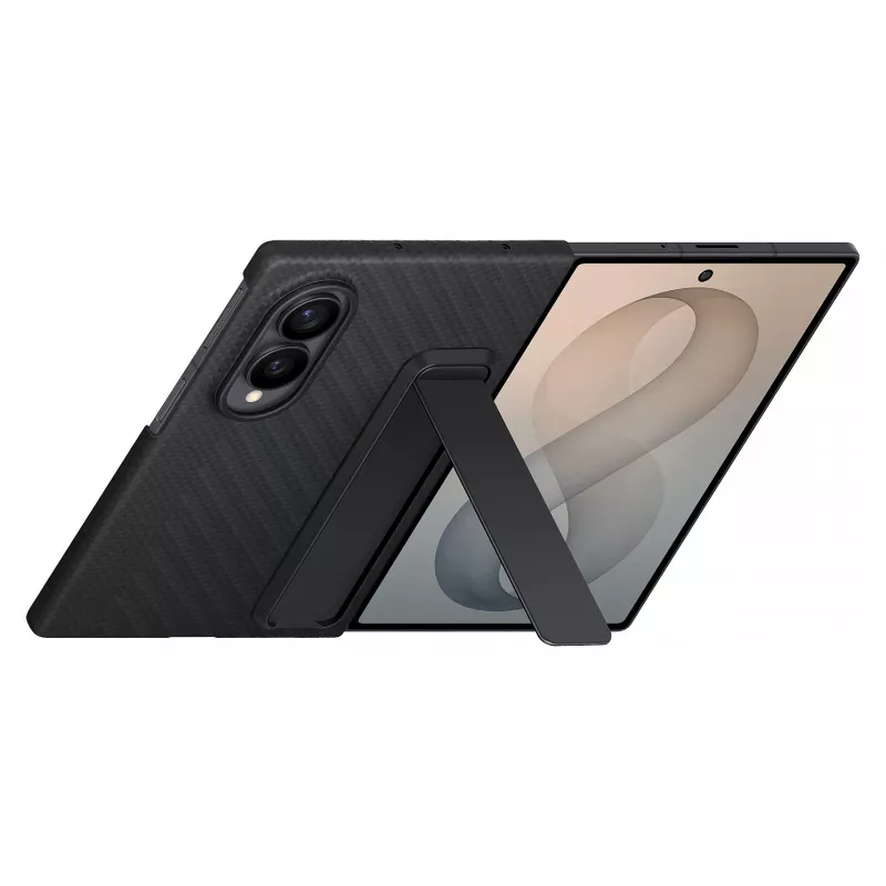 Samsung Galaxy Z Fold8 Carbon Standing Case z podstawką – czarny, EF-XF971SBEGWW