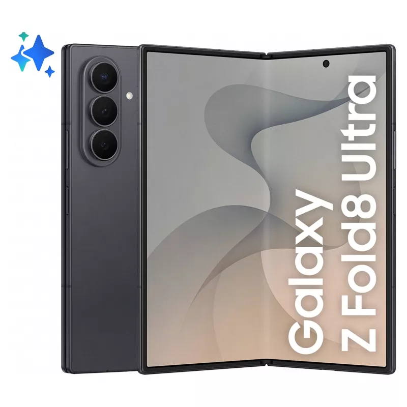 Samsung Galaxy Z Fold8 Ultra 5G Smartfon, 20,3 cm (8 cali) składany wyświetlacz OLED, 16 GB RAM, 1 TB pamięci, Dual SIM, Grafitowy