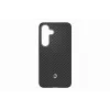 Samsung GP-FPS936PGABW Enzo Aramid Case do Galaxy S25 Plus, Black Silver