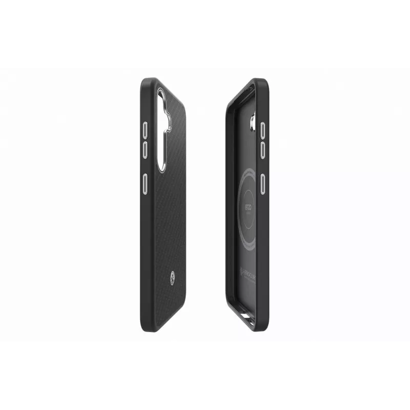 Samsung GP-FPS936PGABW Enzo Aramid Case do Galaxy S25 Plus, Black Silver