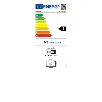 Samsung GU55M80HAUXZG 55 cali 4K Ultra HD QLED Smart TV (2024) - 3840 x 2160, 100Hz, Tizen OS, Direct Full Array, Quantum HDR 1500