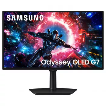 Samsung LS27HG702SUXEN 27-calowy monitor gamingowy 4K UHD OLED, 165Hz, 0.03ms, HDR, regulacja wysokości, pivot, VESA