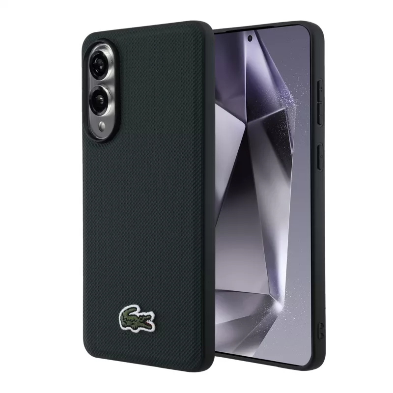 Samsung Magnetic Petit Piqué Lacoste Case Sinople Green for Galaxy S25 Edge GP-LCHMS25PVCE