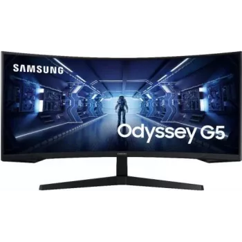 Samsung Odyssey G5 C34G55TWWU 34-calowy zakrzywiony monitor do gier Ultra WQHD - 165Hz, 1ms, FreeSync Premium, czarny