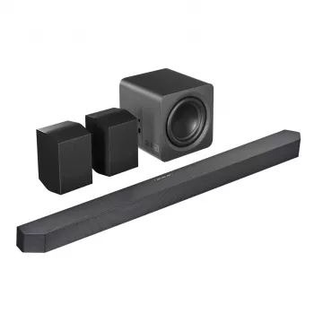 Samsung Q-Series HW-Q990H 11.1.4-kanałowy system soundbar z bezprzewodowym subwooferem i tylnymi głośnikami, czarny