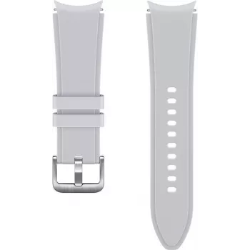Samsung Ridge Sport Band do Galaxy Watch4 i Watch4 Classic (20 mm, S/M, Srebrny) ET-SFR88SSEGEU