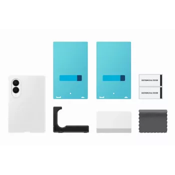 Samsung Silicone Magnet Case do Galaxy Z Fold 8 - Biały (kompatybilny z MagSafe)
