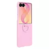 Samsung Silikonowe etui z magnetycznym pierścieniem do Galaxy Z Flip8 - fioletowe