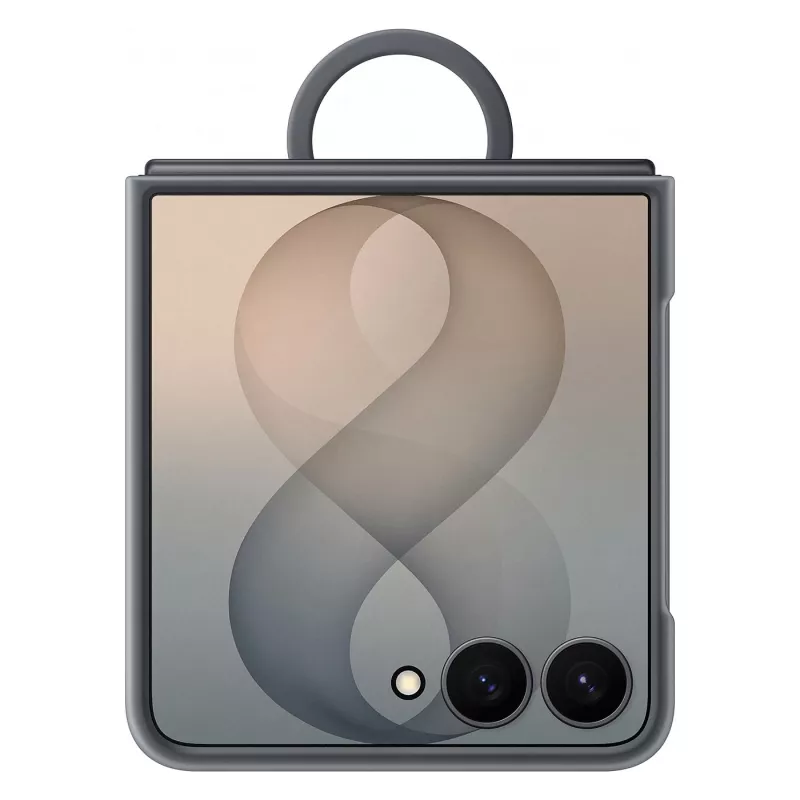Samsung Silicone Ring Magnetic Case for Galaxy Z Flip8, Black (EF-EF776CBEGWW)