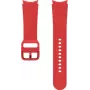 Samsung Sport Band do Galaxy Watch (20 mm, M/L), czarno-czerwony hybrydowy skórzano-fluoroelastomerowy