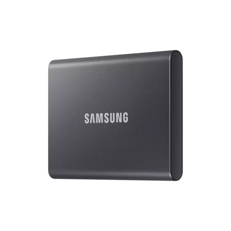 Samsung T7 Portable SSD, 2000 GB, USB Type-C, 3.2 Gen 2, 1050 MB/s, Password, Grey