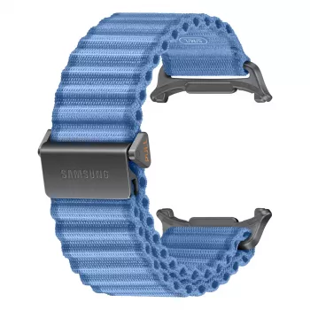 Samsung Trail Band do Galaxy Watch Ultra/2, niebieski, 22 mm, fluoroelastomer, tytanowy G-hook