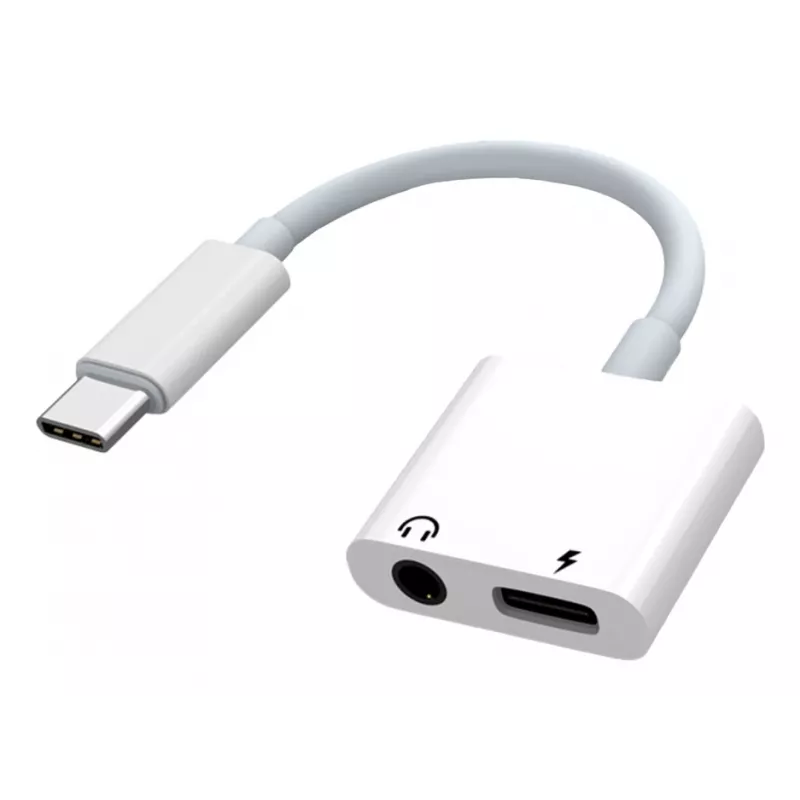 Samsung USB-C na 3.5mm Audio Jack i USB Adapter - Biały