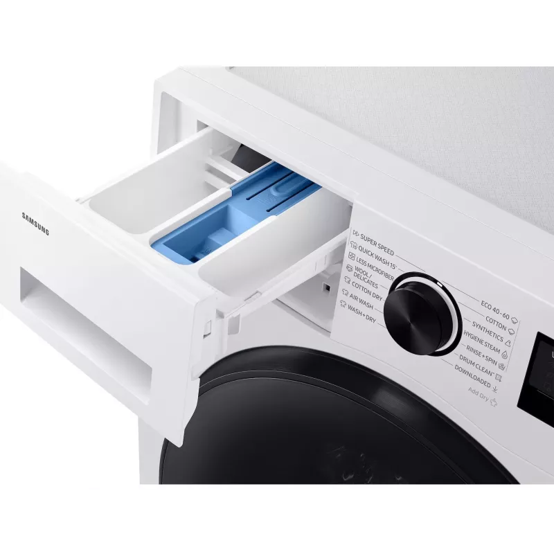 Samsung WD90HG5U34BELE Pralko-suszarka, pranie 9 kg / suszenie 6 kg, 1400 obr./min, biała