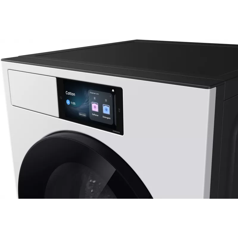 Samsung WF90H09C4WT2 9 kg 1400 obr./min pralka ładowana od przodu z technologią Ecobubble, silnikiem inwerterowym Digital Inverter, VRT Plus, bębnem Diamond Drum, wyświetlaczem LED, biała