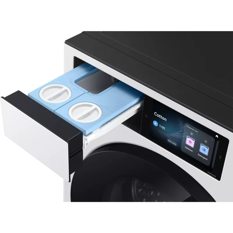 Samsung WF90H09C4WT2 9 kg 1400 obr./min pralka ładowana od przodu z technologią Ecobubble, silnikiem inwerterowym Digital Inverter, VRT Plus, bębnem Diamond Drum, wyświetlaczem LED, biała