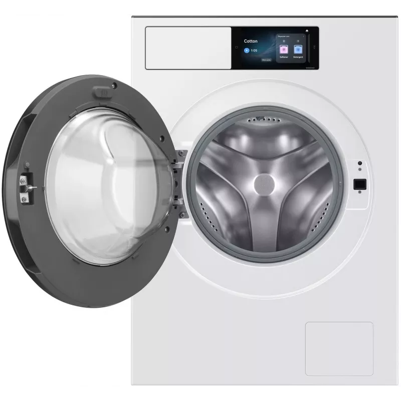 Samsung WF90H09C4WT2 9 kg 1400 obr./min pralka ładowana od przodu z technologią Ecobubble, silnikiem inwerterowym Digital Inverter, VRT Plus, bębnem Diamond Drum, wyświetlaczem LED, biała