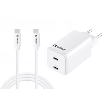 Ładowarka sieciowa Sandberg AC USB-C PD65W EU 1,5M (441-75)