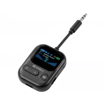 Sandberg BT Audio Link 2in1 TxRx Pro Bluetooth 5.0 Transmiter i Odbiornik z aptX Low Latency, Optyczne i AUX, Bateria 300 mAh 450-14