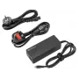 SANDBERG USB-C ładowarka sieciowa PD100W EU+UK - 100W USB-C Power Delivery, wymienne wtyczki EU/UK, czarna