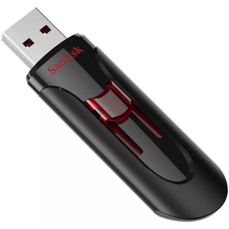 SanDisk Cruzer Glide 256GB USB 2.0 Flash Drive (SDCZ600-256G-G35) - Czarny