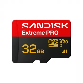 SanDisk Extreme PRO microSDHC 32GB UHS-I U3 V30 Karta Pamięci do 100 MB/s odczytu