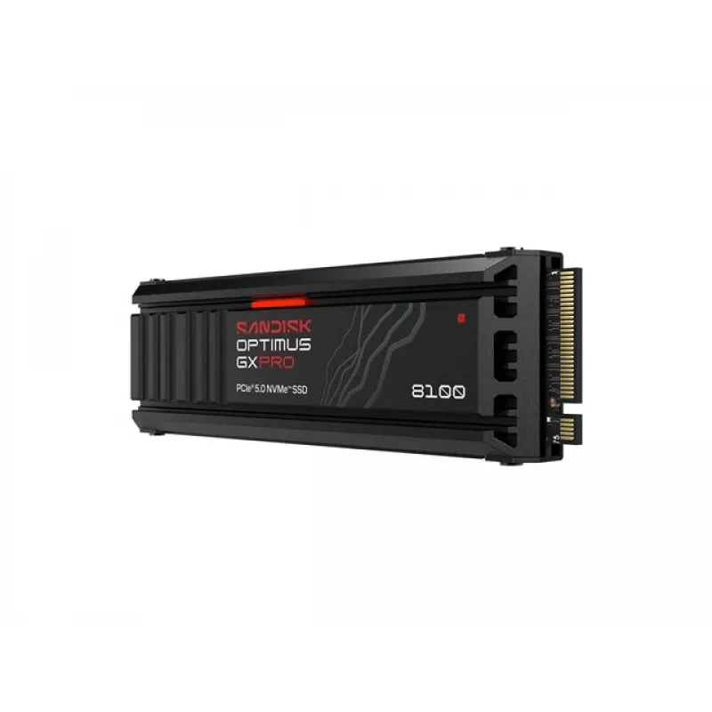 SanDisk Optimus GX PRO 8100 2TB M.2 2280 PCIe Gen5 x4 NVMe SSD z zintegrowanym radiatorem