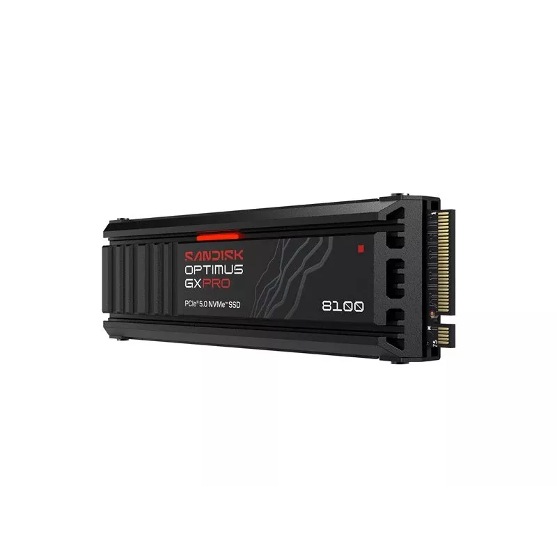 SanDisk Optimus GX PRO 8100 2TB M.2 2280 PCIe Gen5 x4 NVMe SSD z zintegrowanym radiatorem