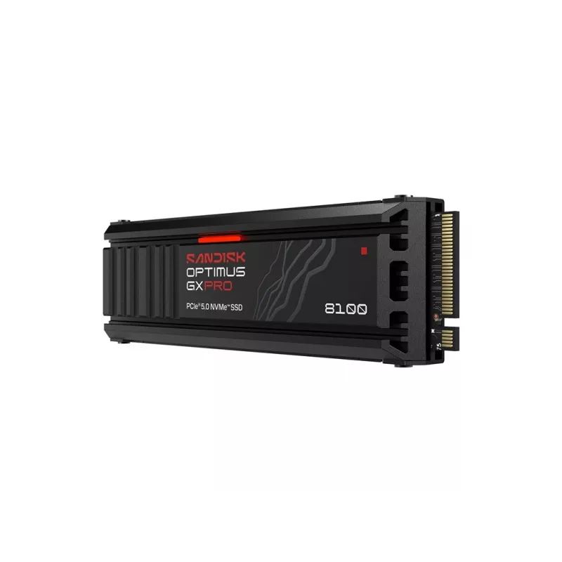 SanDisk Optimus GX PRO 8100 2TB M.2 2280 PCIe Gen5 x4 NVMe SSD z zintegrowanym radiatorem