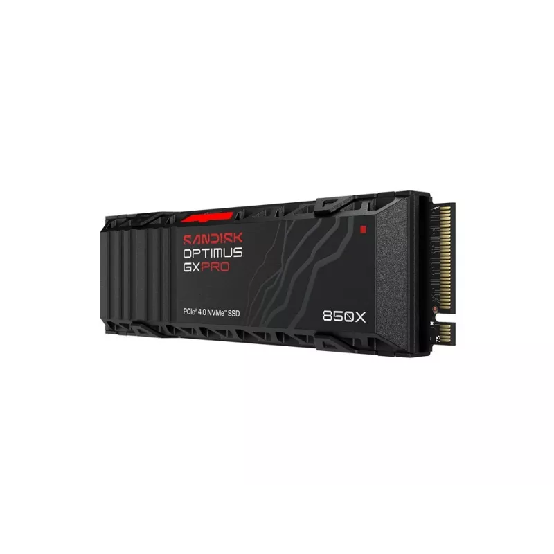 SanDisk Optimus GX PRO 850X 4TB Wewnętrzny dysk SSD, M.2 2280 D5-M, PCIe 4.0 x4 NVMe, szyfrowanie TCG Opal 2.01, zintegrowany radiator