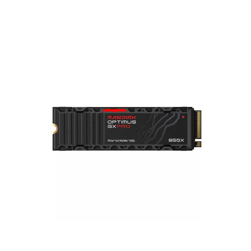 SanDisk Optimus GX PRO 850X NVMe SSD z radiatorem, 8TB, M.2 2280, PCIe Gen4 x4 00226999