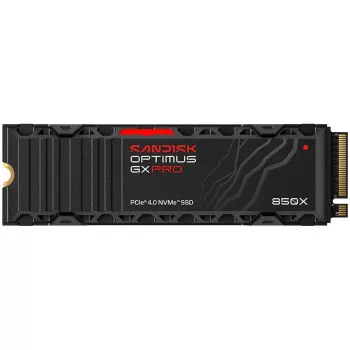 SanDisk Optimus GX PRO 850X NVMe SSD z radiatorem, 8TB, M.2 2280, PCIe Gen4 x4 00226999