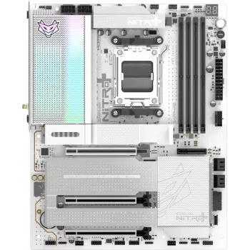 SAPPHIRE NITRO+ X870EA PHANTOMLINK P.E Płyta główna, AMD X870E, Socket AM5, DDR5, Wi-Fi 7, Biała/Czarna
