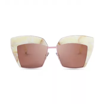Sartorialeyes ST508-05 Damskie okulary przeciwsłoneczne prostokątne Czarny/Szary UV400