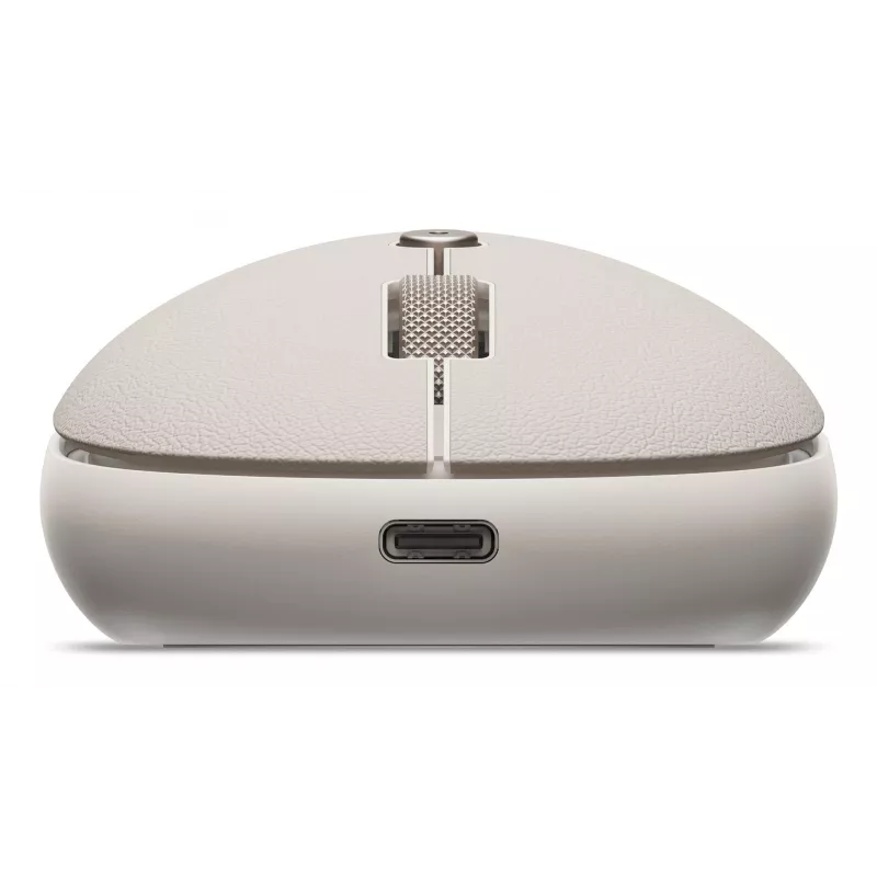 Satechi OntheGo Mysz - bezprzewodowa Bluetooth i 2,4 GHz USB-A, ładowalna, wielourządzeniowa, piaskowa