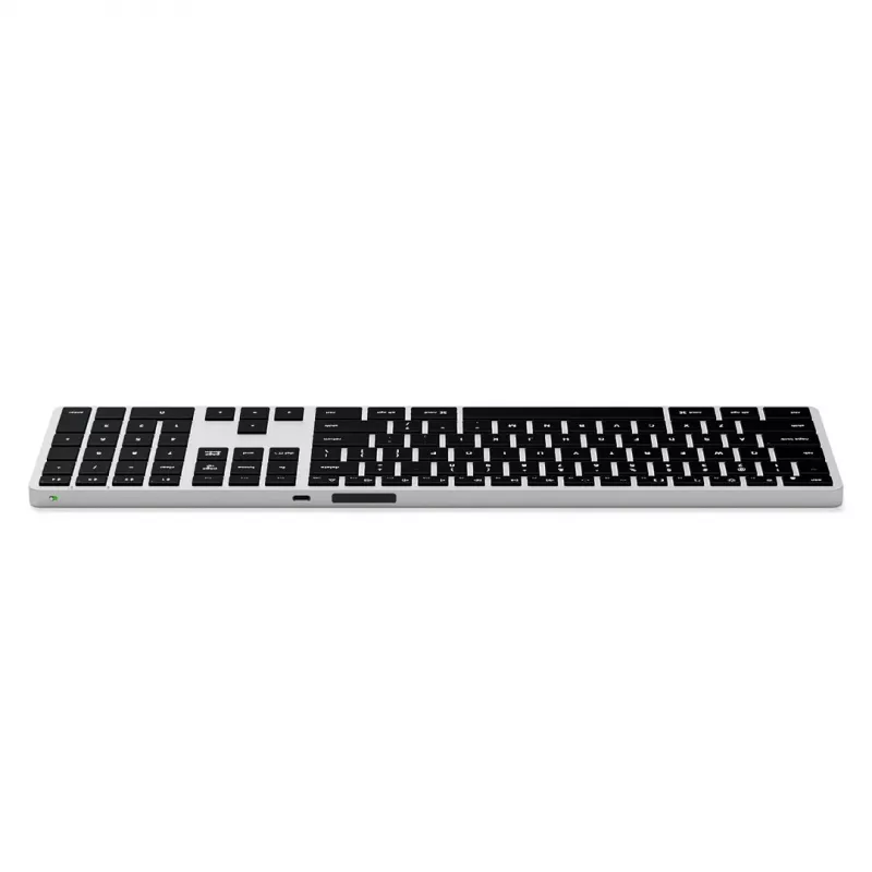 Klawiatura Bluetooth Satechi Slim X3 z klawiaturą numeryczną - Srebrna