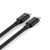 SATECHI Thunderbolt 5 Pro Cable 1m USB-C do USB-C – 120Gbps, 240W, Czarny