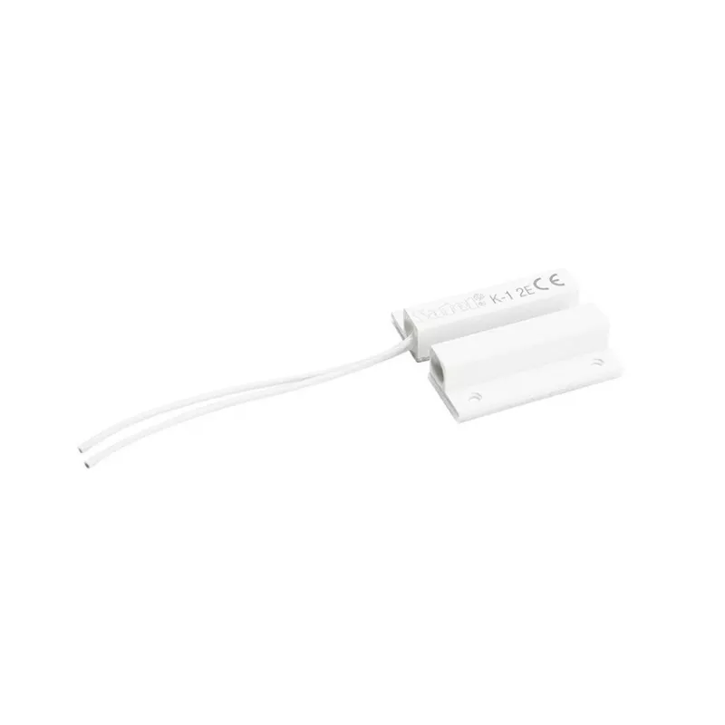 SATEL K-1 2E Kontakt magnetyczny z kontaktronem, montaż powierzchniowy, biały, rezystory 2EOL