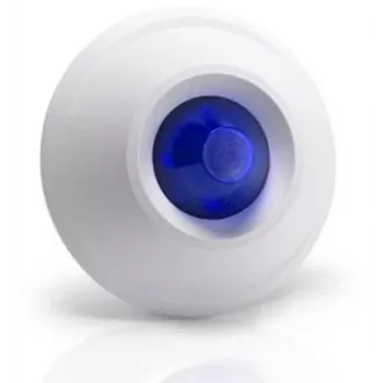 SATEL SOW-300 BL Wewnętrzny optyczno-akustyczny sygnalizator z niebieską diodą LED, 12V DC, 100 dB