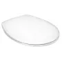 SAVAL GBG Deska WC Soft-Close/Quick-Release, Kształt D, Biała, Duroplast, Zawiasy ze stali nierdzewnej