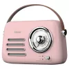 SAVIO RS-03 Przenośne radio FM/AM z odtwarzaniem MP3 USB/SD, różowe
