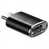 SAVIO TR-19 Bezprzewodowy adapter CarPlay i Android Auto, USB-C, Wi-Fi 5 GHz, Bluetooth 5.0, czarny