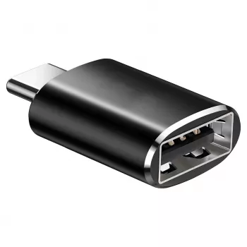 SAVIO TR-19 Bezprzewodowy adapter CarPlay i Android Auto, USB-C, Wi-Fi 5 GHz, Bluetooth 5.0, czarny