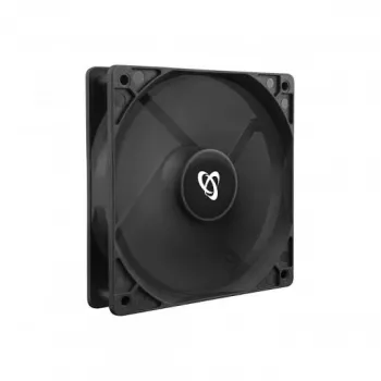 SBOX CF-120 120mm Wentylator Obudowy PC, Czarny, 1200 RPM, 38 CFM, 23.2 dBA, Łożysko Hydrauliczne, 3-Pin + Molex