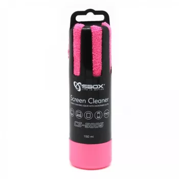 Sbox CS-5005P Środek do czyszczenia ekranów 150ml Różowy
